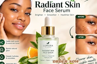 create skincare beauty instagram post, product launch, before and after