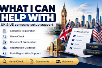 register a UK or US company as a non resident
