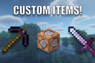 create or custom minecraft datapack,commads, items, mods and game mechanics