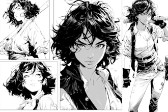 illustrate your story with manga and comic art