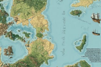 fantasy map design fantasy map maker vector map