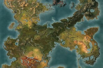 draw custom fantasy maps, vector maps and map