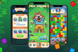 develop casual game 2d mobile game puzzle game admob iap