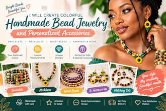 create colorful handmade bead jewelry and personalized accessories