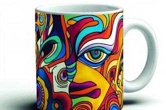 design awesome custom mug design
