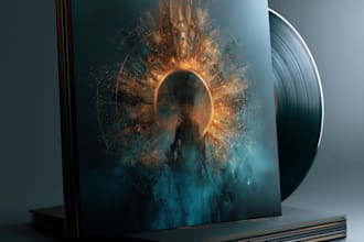 design album cover art or single cover artwork