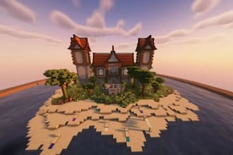 minecraft builder, build minecraft castle, spawn map, house, villages