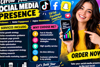 boost tiktok monetization and grow facebook, tiktok, snapchat followers