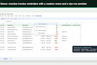 automate google sheets with apps script and formulas