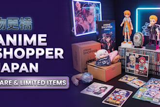 be your japan anime personal shopper for rare merch, figures and collectibles