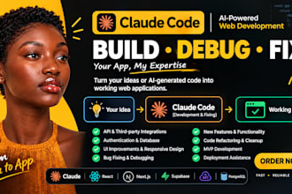 develop debug and fix your app with claude code