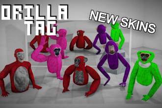 create a custom gorilla tag fan game in unity VR