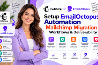 setup emailoctopus automation mailchimp migration workflows email deliverability