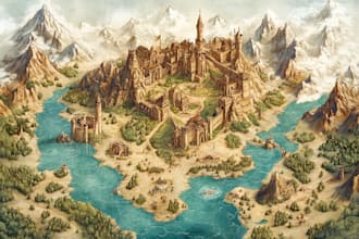 draw a map for your fantasy novel