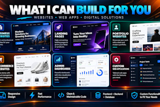 do full stack website development as a full stack web developer