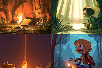 children book illustrations and children book cover art