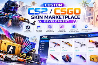 build cs2 cs go skin marketplace and steam trading platform