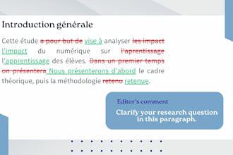 proofread and edit your french thesis or dissertation