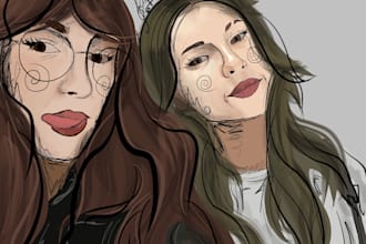 basic portrait, semi realistic