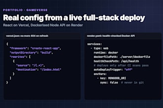fix react and node app deployment errors on vercel, render or railway