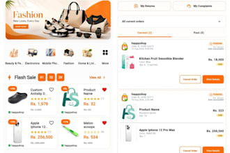 develop a flutter ecommerce app for android