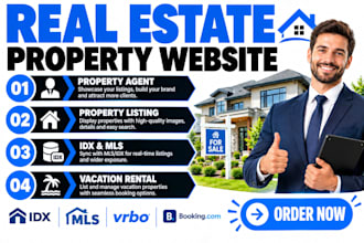 build real estate property agent property listing idx mls vacation website