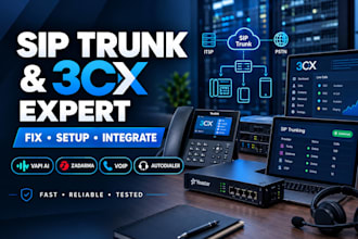 fix install troubleshoot sip trunk sip trunking vapi 3cx zadarma voip autodailer