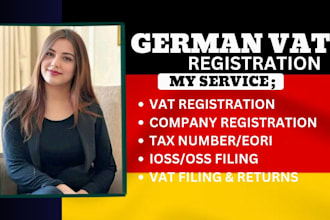 do german vat registration, vat id, vat return and ecommerce vat