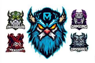 design mascot logo for gaming, sports,