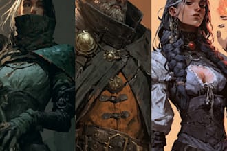 character art and dnd character art
