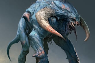 paint your character or creature design