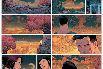 draw great manga pages for you