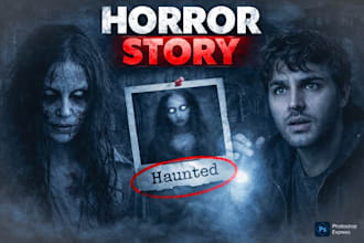 high CTR youtube thumbnails for horror gaming channels