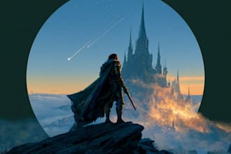 create fantasy album cover art for spotify and streaming