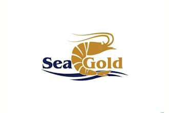 design premium seafood logo for fishing restaurant ocean brand