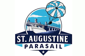 design  unique  luxury  boat  yacht  ship nautical  maritime  vector  logo