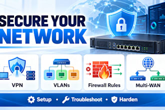 configure and troubleshoot pfsense, opnsense firewall, VPN, vlan and nat