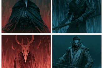 paint your dark fantasy creature