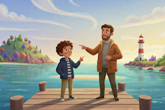 children story book illustration children story children story book illustration
