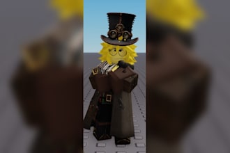 create a avatar or oc for you on roblox