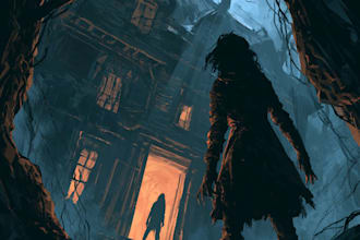 design a cinematic psychological horror book cover