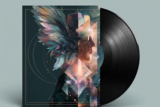 design custom album cover art for your song or music
