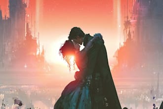 design professional romantic book cover art