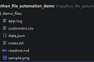 write a python automation script