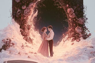 design  a cover for your romantic book cover art