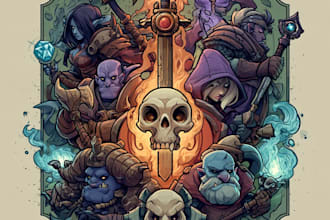 do fantasy game logo