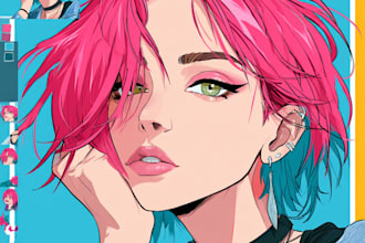 draw your oc in anime style