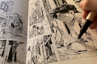 do anime manga comic book illustration manga artist manga page