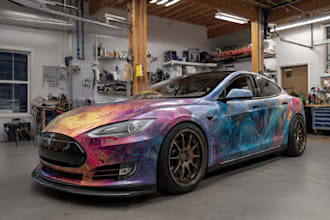 wrap design livery racing car and itasha design car