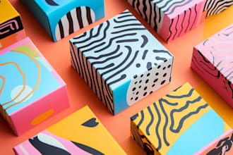 design artistic pouch and packaging